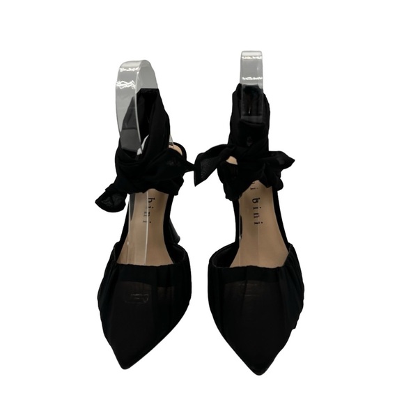 Gianni Bini Henzlee Chiffon Ankle Wrap Up Pumps Women's Size 7.5 - Picture 3 of 10